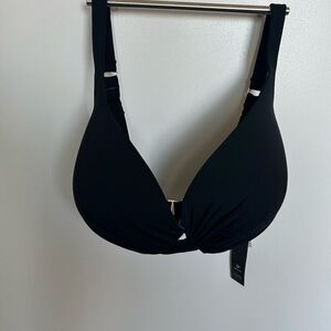 🆕La Vie en Rose Black Underwire Bra Bikini Top